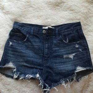 Hollister jean shorts